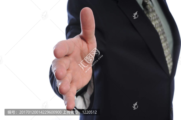 張開的手