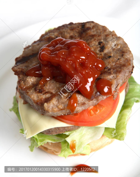 自制牛肉漢堡