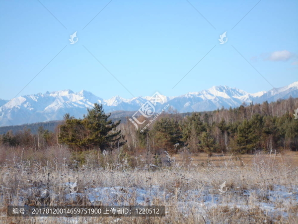 tunkinskaya谷；Arshan山；