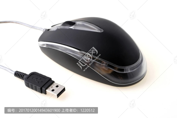 白色背景上的鼠標(biāo)