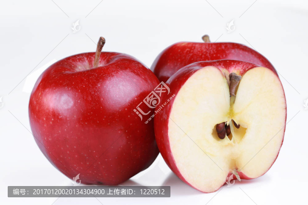 紅蘋果孤立