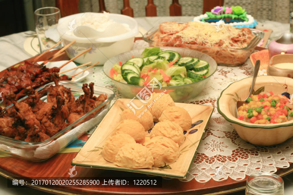 桌上的午餐