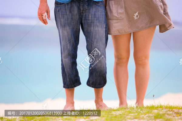 海灘上的夫婦