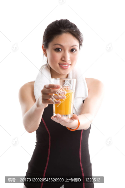 健康的亞洲女孩
