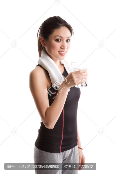 健康的亞洲女孩