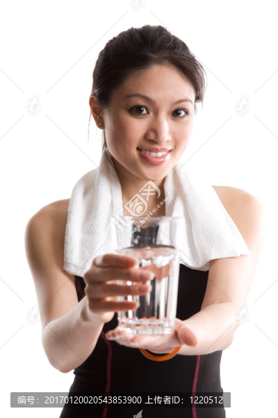 健康的亞洲女孩