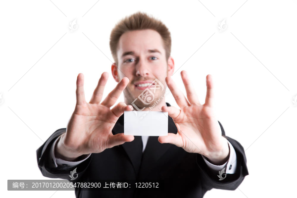 高加索商人和名片