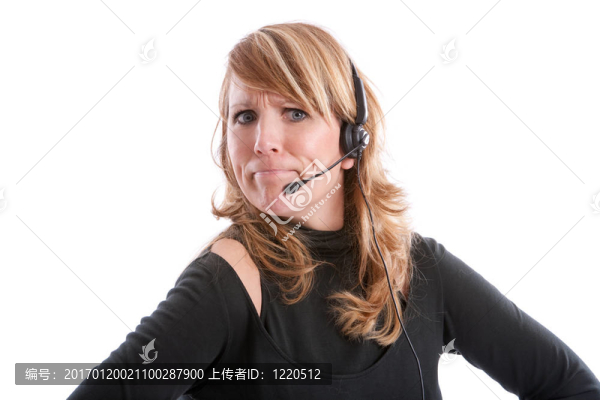 憤怒的接待員