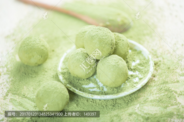 抹茶栗子球
