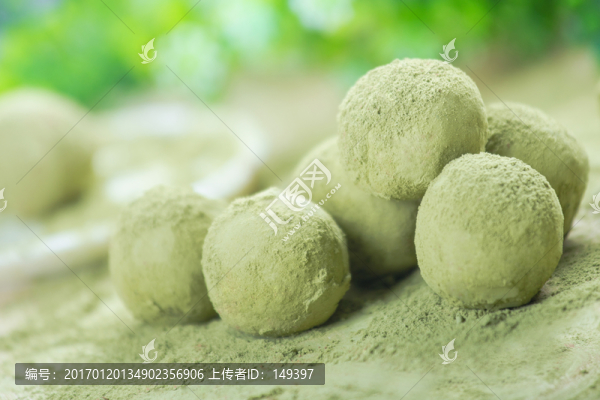 抹茶栗子球