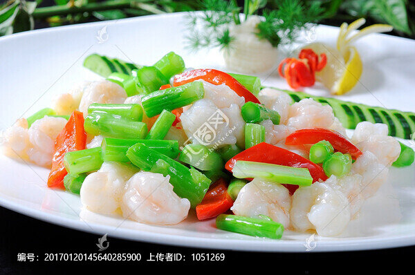 菜心炒蝦球-匯圖網(wǎng) www.fosd68.com 菜心炒蝦球