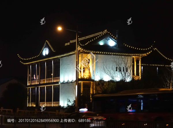 建筑夜色