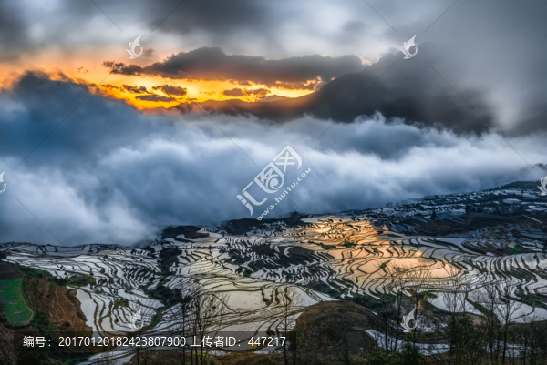 云南元陽(yáng)多依樹(shù)梯田