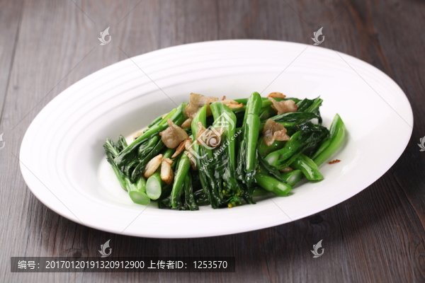 生炒菜心
