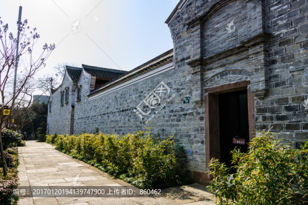 園林灰瓦,古建筑,園林景觀