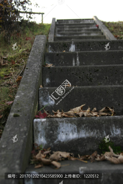帶離開(kāi)樓梯的混凝土