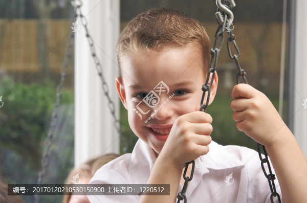 可愛(ài)的Young,Boy,Smiles