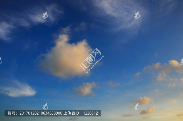 藍(lán)色的天空背景