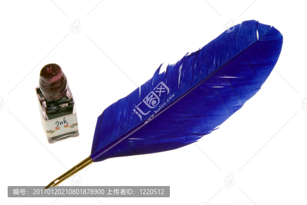 羽毛筆和墨水