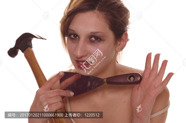 工藝的女人