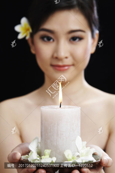 帶蠟燭的婦女板