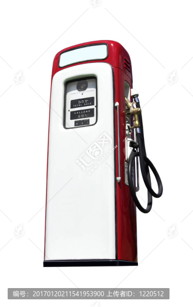 舊汽油泵的分離