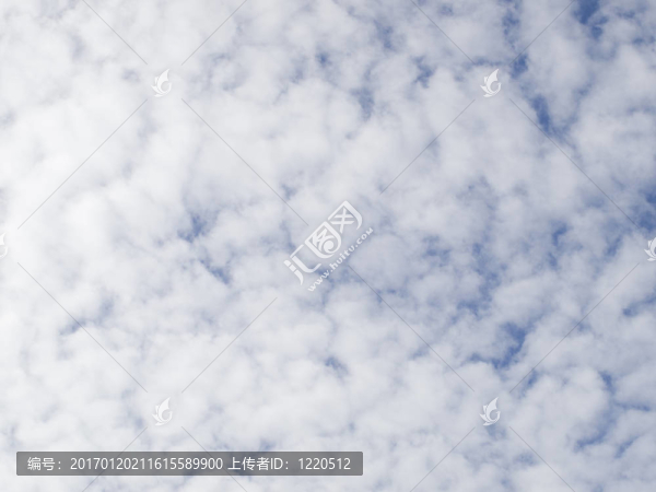 云彩和天空的云景