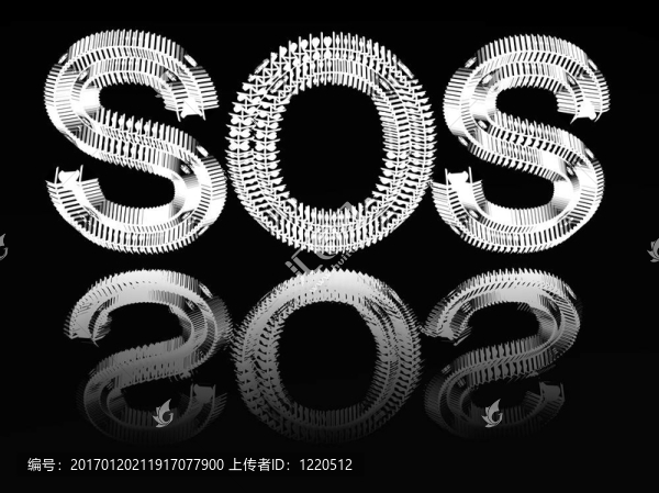 一個(gè)詞的圖像信號(hào)。