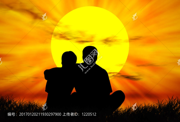戀人們在日落