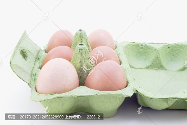 紙箱里的六個雞蛋