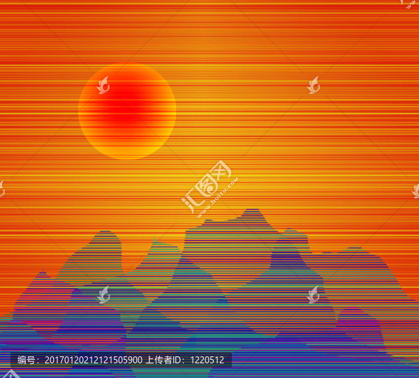 摘要景觀