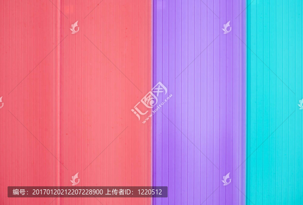 彩色的墻