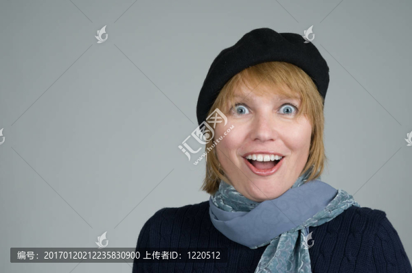 驚訝的模型