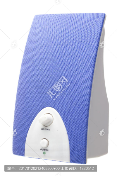 藍(lán)色的揚(yáng)聲器