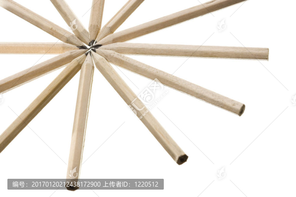 孤立的鉛筆