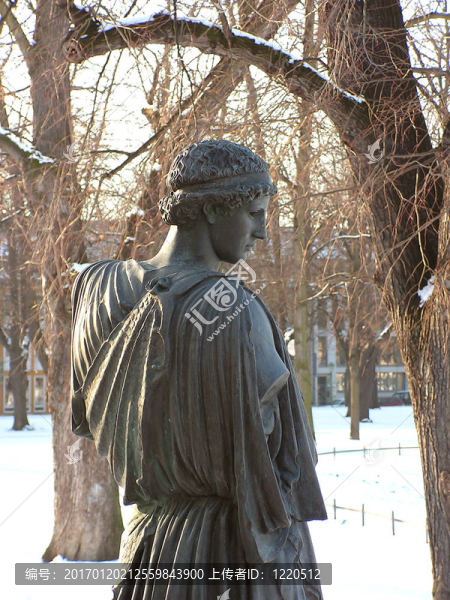 在公園里