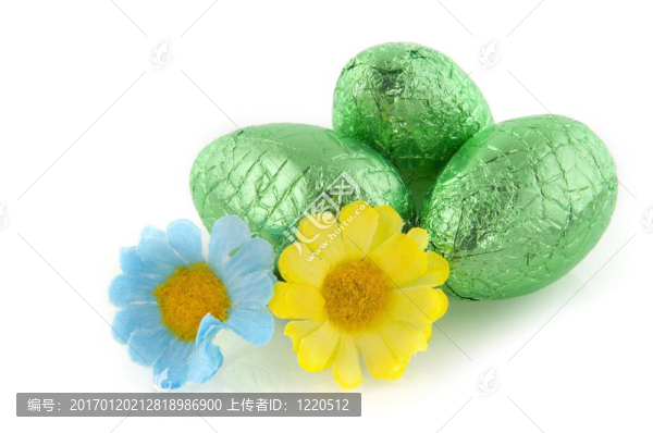 綠色巧克力復(fù)活節(jié)雞蛋