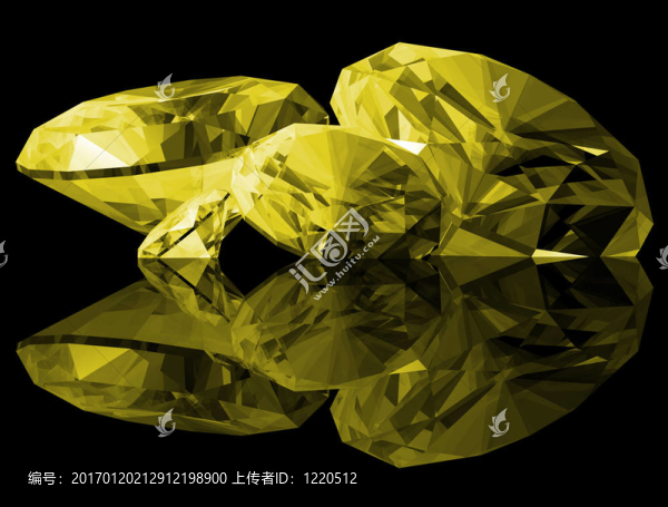 3d黃晶寶石分離