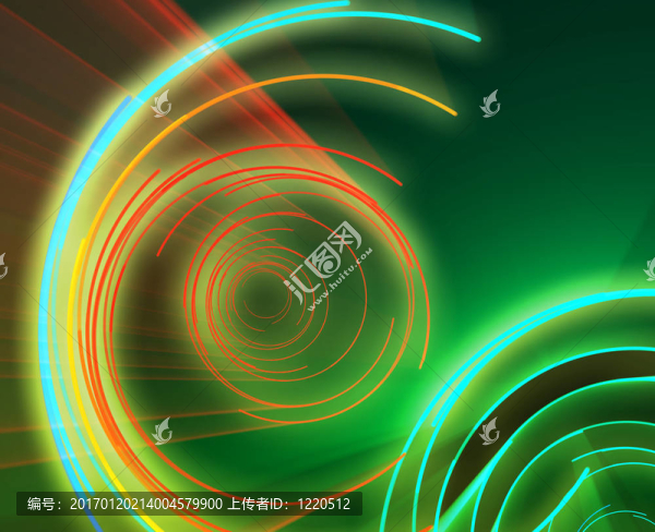 發(fā)光的圓圈