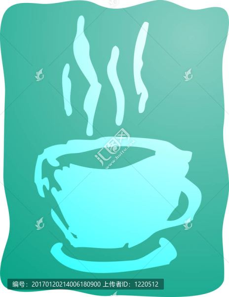 咖啡插圖杯