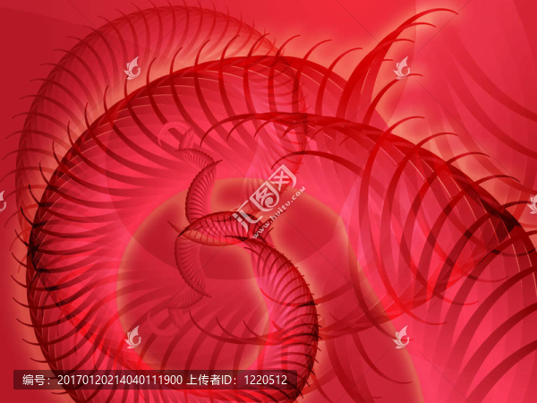 纏繞的螺旋垃圾