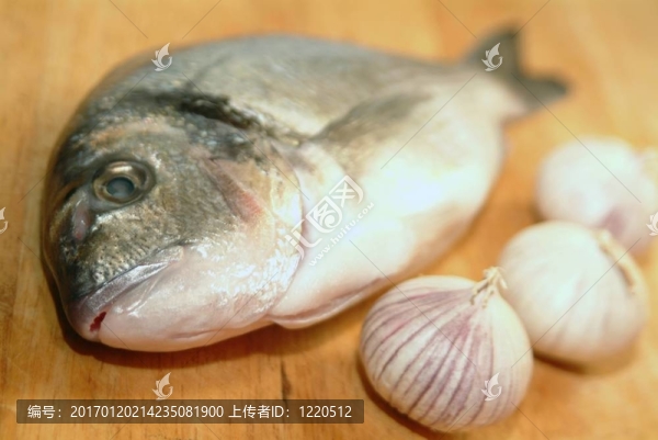 鯛魚從希臘烹飪前的準(zhǔn)備