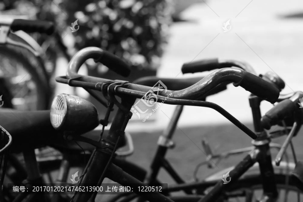 舊自行車車把