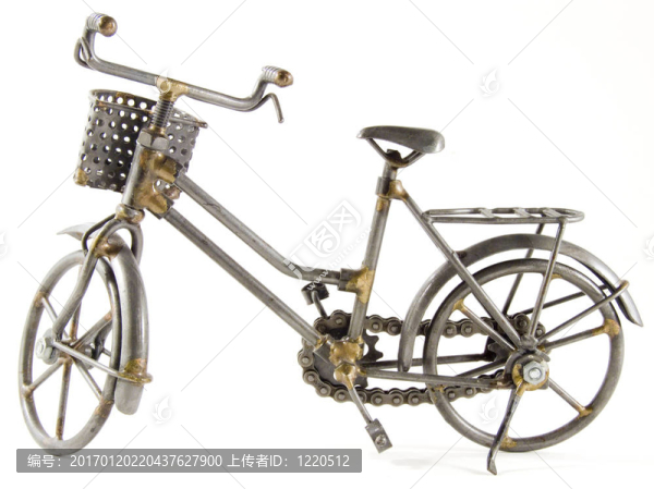 具有隔離路的玩具自行車