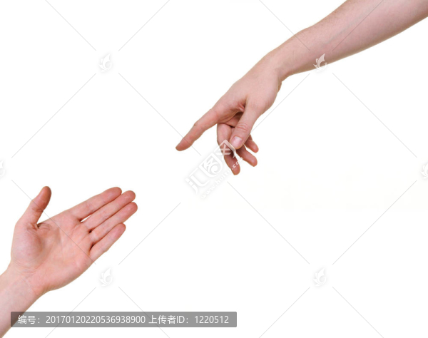 兩雙手達到