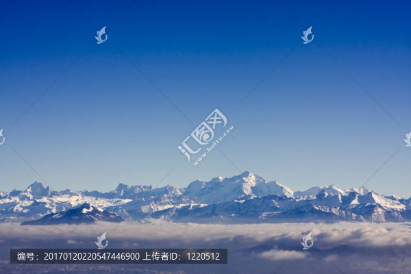 瑞士阿爾卑斯山的山脈