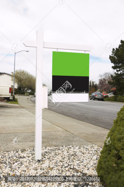 出售標志的房子