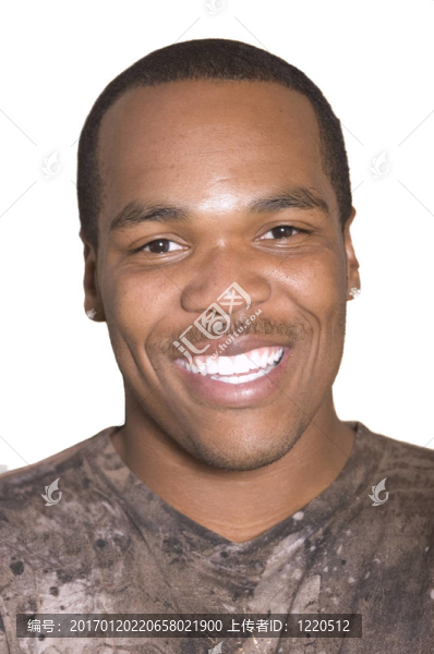 年輕的African,American男子