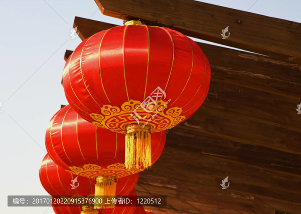 中國燈籠近距離