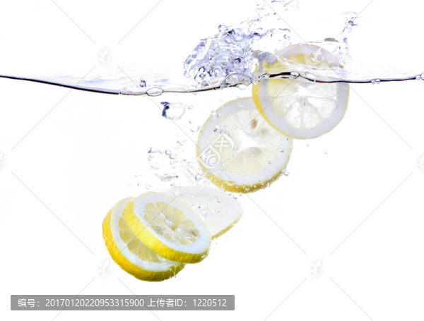 水檸檬片